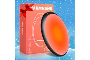 WARMHAND Electric Hand Warmers Rechargeable, 5200mAh Hand Warmer USB Camping Hand Warmer, Portable Electric Battery Heater Reusable Hand Warmer for Raynauds, Hunting, Golf, Camping, Women Mens Gifts