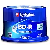 Verbatim BD-R 25GB 6X with Branded Surface - 50pk Spindle 98397
