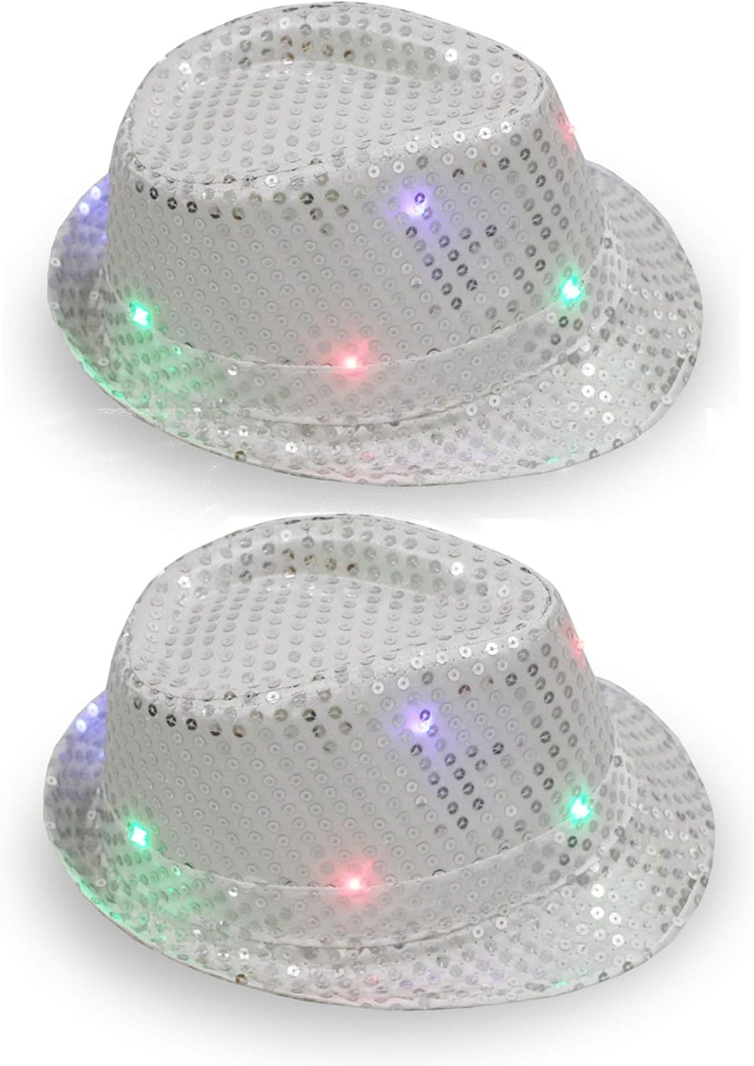 sequin fedora hats