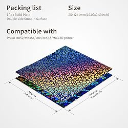Upgrade Double Sided Build Plate 254x241mm Spring
