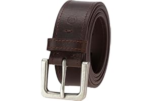 Wrangler Men’s Leather Belt, Country Casual Every Day Belt for Jeans