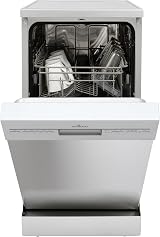 Willow Freestanding Dishwasher 45cm Half Load 10 Place Silver WDW1045X view 4
