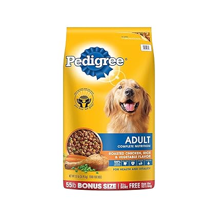 pedigree dog food 55 lbs