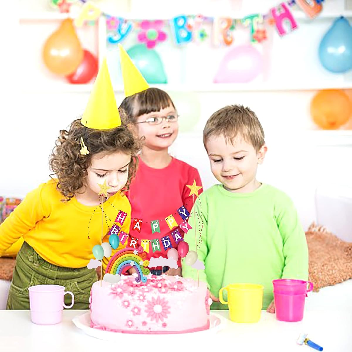 Construction Birthday Banner & Decoration Set - DIY Party Banner For Boys, Baby Showers, & Construction Theme Parties