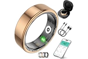 BohoJoc Smart Ring for Women Men,Fitness Tracker Ring with Heart Rate, Sleep Monitoring, Blood Oxygen, Step Counting for iOS and Android, No Subscription Fee, Waterproof(Rose Gold, 11)5.0 out of 5 stars 321 offer from $49.98