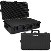Koah Weatherproof Hard Case | 25.4' x 13.7' x 6.4' inner, Customizable Foam 28.3' x 16.9' x 7.0' Inch outer