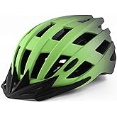 Adult Bike Helmets, Adjustable Mens Womens Bicycle Helmet, Lightweight Road Mountain Cycling Safety Sports Helmets with Detachable Visor