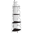 Coaster Home Furnishings - Poppy - Wood & Metal - 74-Inch 4-Tier Candner Bookshelf with Open Shelf and Subtle Silhouette - Traditional - Home Office - Copper & Cappuccino - 910038