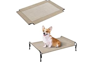 Veehoo Dog Bed Replacement Cover for CWC2204, Size M, Beige Coffee