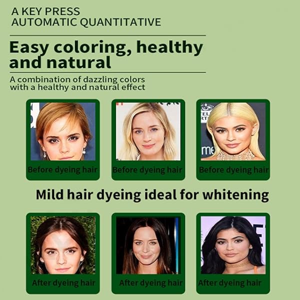 AUTUMEGE BLACK INSTANT HAIR COLOR SHAMPOO FOR GRAY HAIR – EASY HAIR DYE SHAMPOO 3 IN 1-100% GREY COVERAGE – HERBAL COLORING IN MINUTES FOR WOMEN & MEN (NATURALLY BLACK)