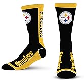 For Bare Feet NFL Unisex Nfl Mvp Crew Sock Medium