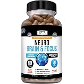 Kaya Naturals Neuro Brain Nootropic Supplement, 60 Count | Memory &amp; Focus Support, Energy Capsule, Concentration &amp; Learning Accuracy, Cognitive Function