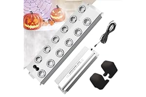 Benustra Ultrasonic Mist Maker 10 Heads,7500ml/H Ultrasonic Fogger with 350W IP67 Waterproof Power Supply&Buoy,Pond Fogger fo