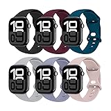 THWALK 6 Pack Bands Compatible with Apple Watch