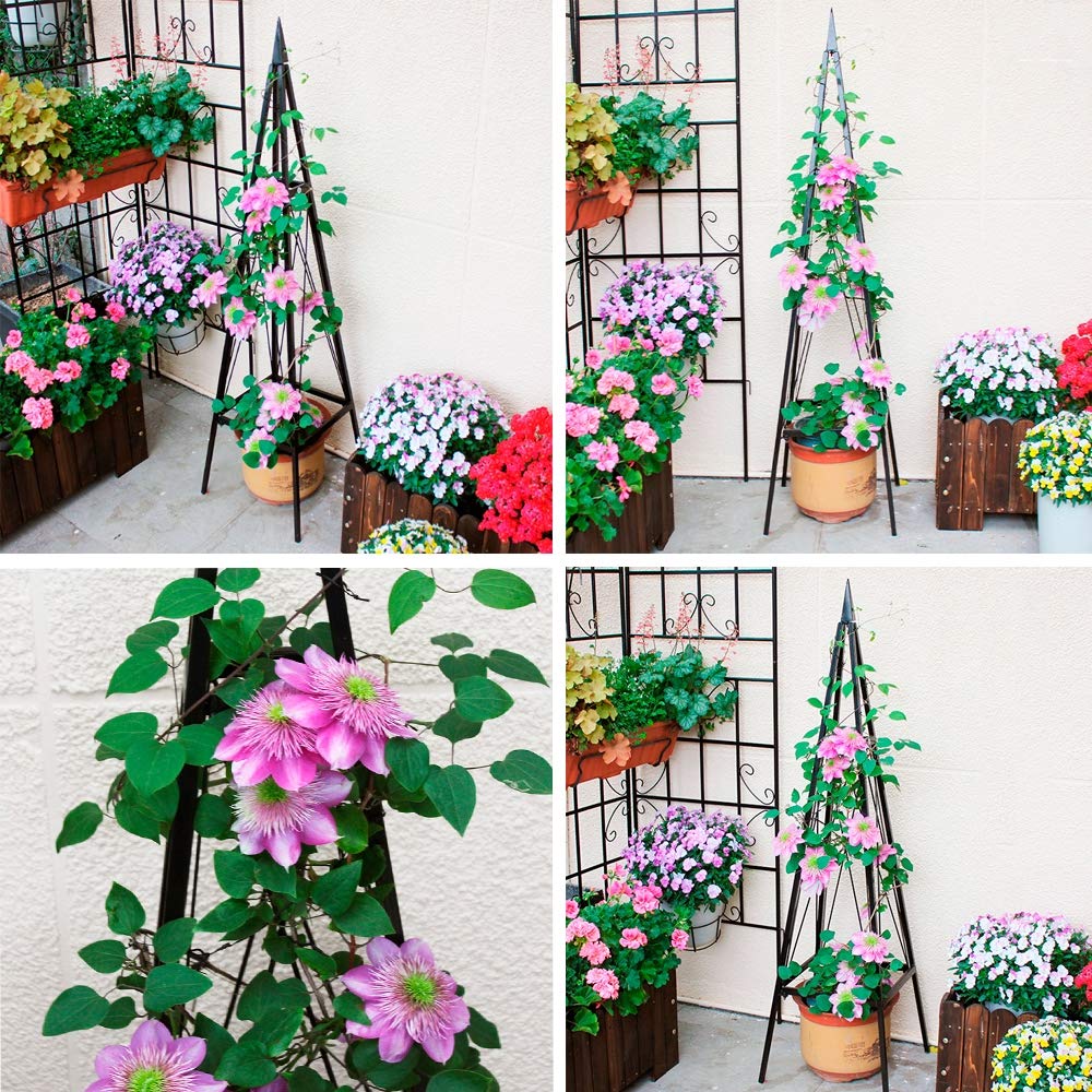 CJSWT Soportes para Plantas en Maceta Plantas, Torre obelisco ...