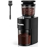 Coffee Grinder, Electric Coffee Bean Grinder with Anti-Static Design, 38 Settings Burr Grinder, 60S Timer, Espresso Grinder Compact &amp; Quiet for Home Use, Easy Clean &amp; Memory Function