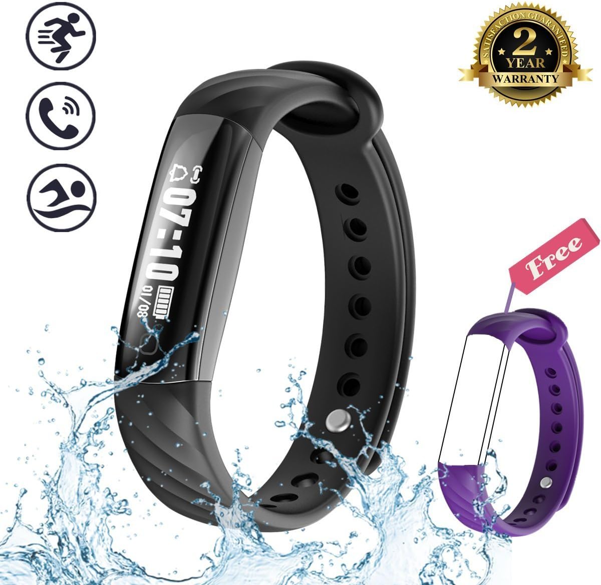 smart fit slim watch & activity tracker