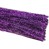 200 Chenille Stems Craft Pack - 6mm X 12 Inch Bendable Pipe Cleaners