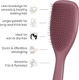 Tangle Teezer Large Ultimate Detangler Hairbrush Pink Velvet - Wet & Dry Hair view 5