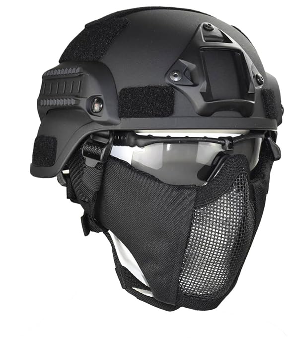 Jadedragon MICH 2000 Style ACH Tactical Helmet with Protect Ear