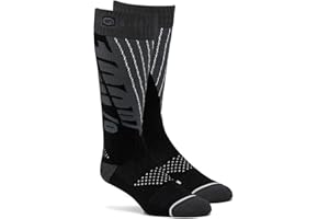 Thick Comfort Moto Socks Black/Grey by 100%
