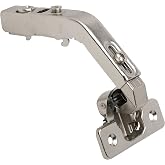 2 Pack DTC Special Application Bi-Fold Corner Lazy Susan Self Closing 135 Degree Corner Kitchen Cabinet Door Hinge Nickel Plated, C80H675
