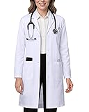 NY Threads Professional Lab Coat for Women, Long