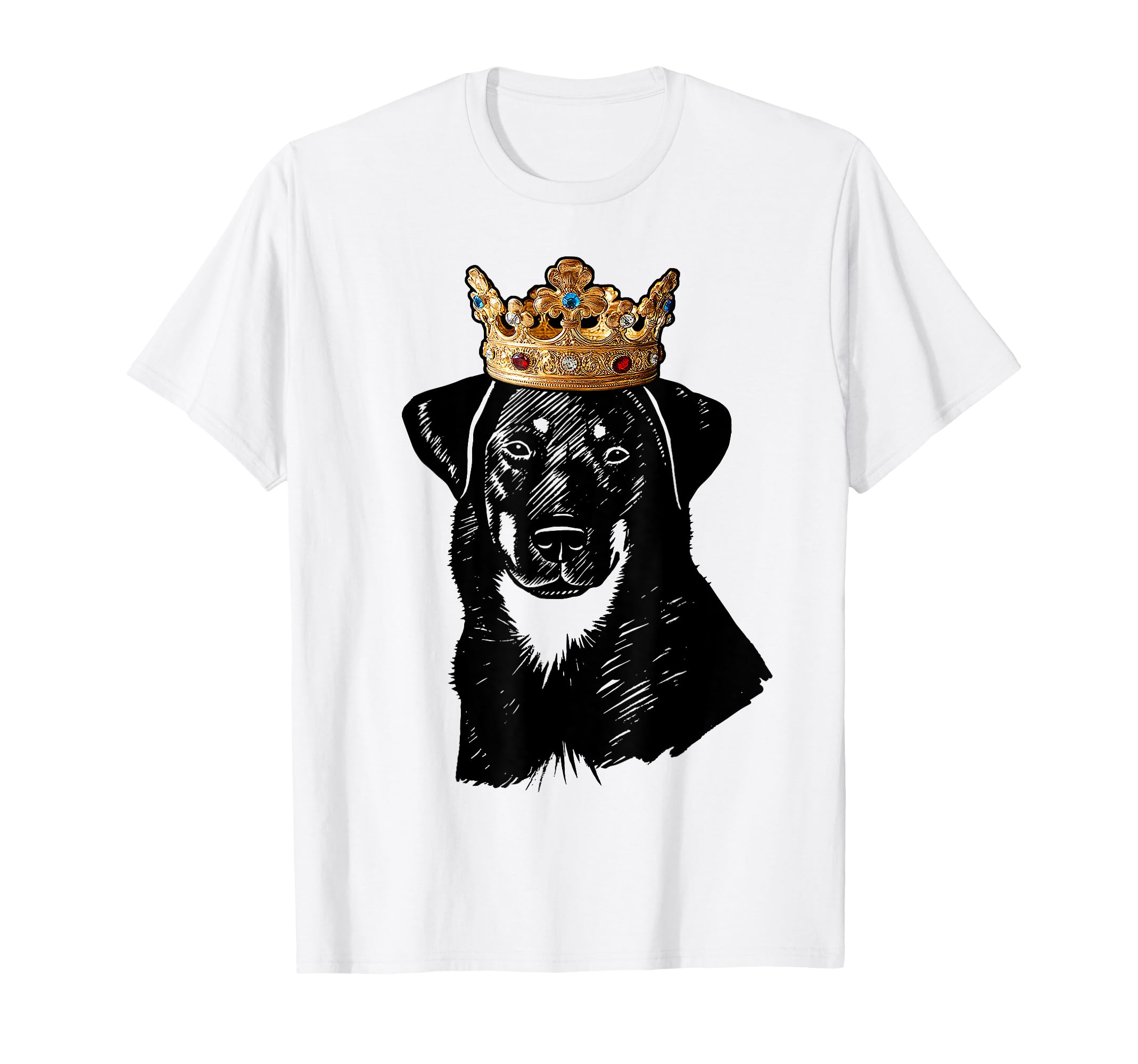 Beauceron Dog Wearing Crown T-Shirt
