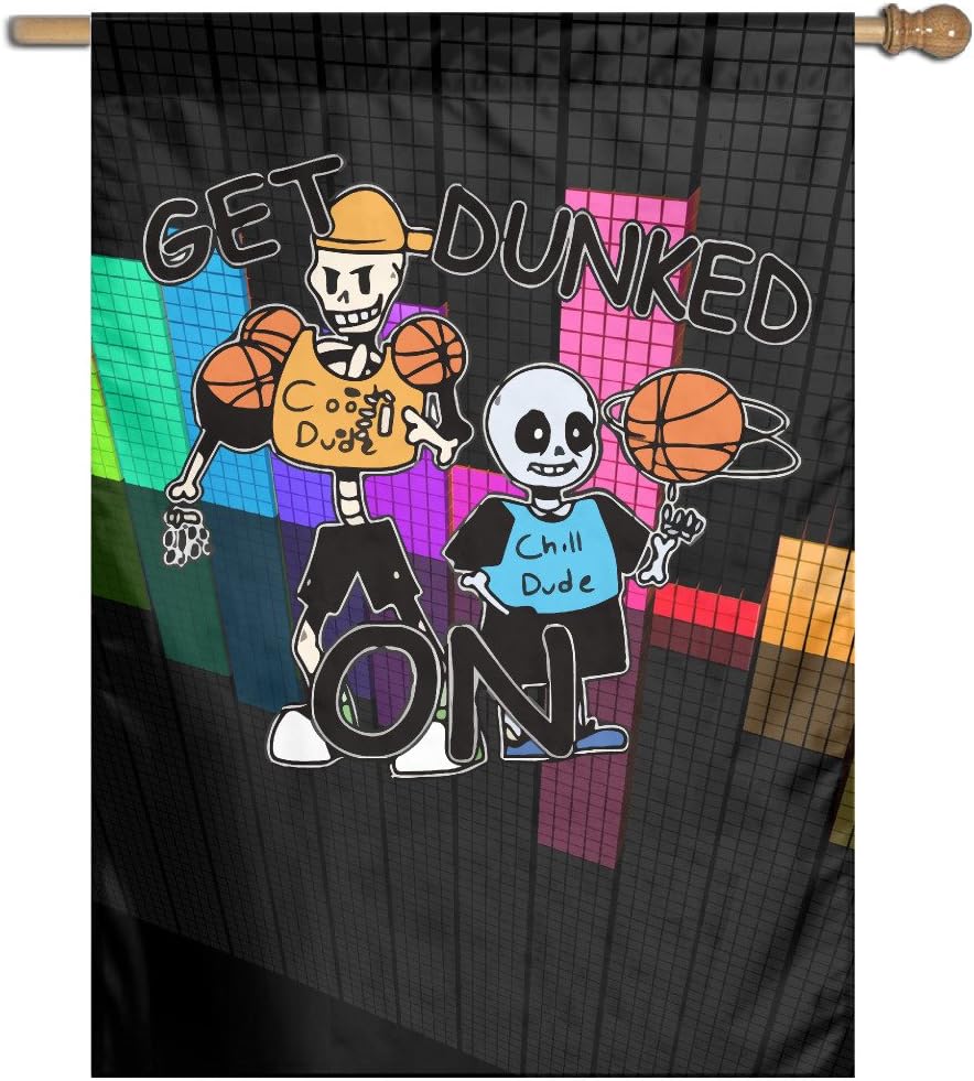 Undertale Sans Get Dunked On Game Flag Home Garden Flags