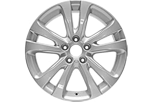 TUKIMA Factory Wheel Replacement New 17x7.5 17 Inch Silver Aluminum Alloy Wheel Rim for 2015 2016 2017 Chrysler 200 | ALY02511U20N | Direct Fit - OE Stock Specs