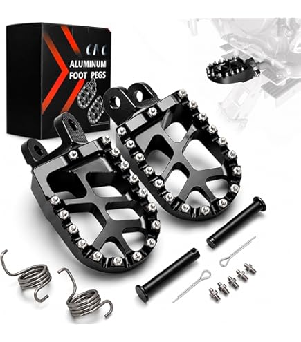 Amazon.com: AnXin Motorcycle Foot Pegs Footpegs Footrests Foot