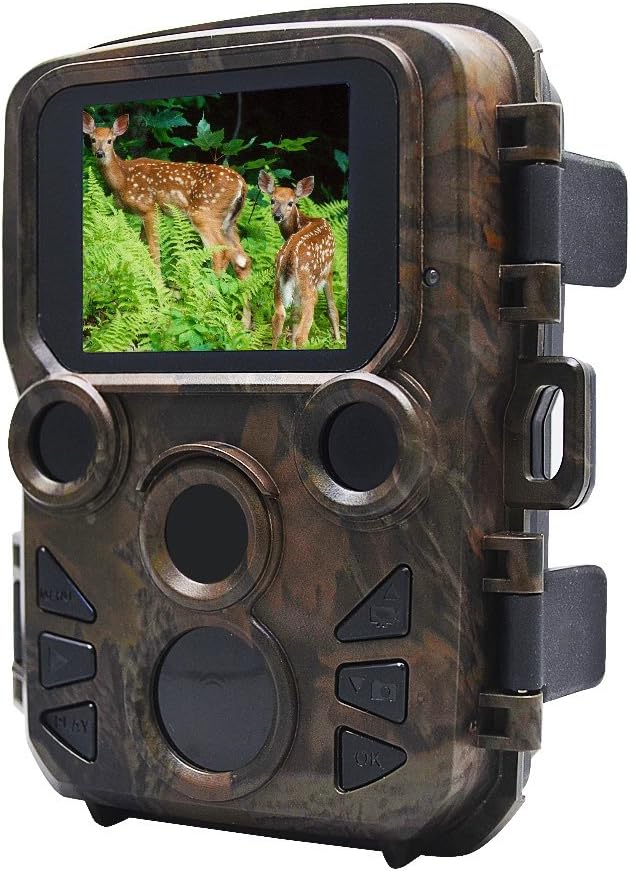 FGFGG Mini 300 Night Vision Hunting Camera with 1.9 Inch LCD Display