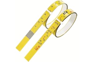 1pcs Self Adhesive Measuring Tape, Sticker Dual Scale Metric & Imperial Reversible Ruler, Precision Workbench Sewing DIY Tool