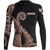 Raven Fightwear Women's Kraken Octopus Rash Guard MMA BJJ