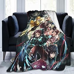Anime Ultra Soft Throw Blanket Cozy Warm Flannel