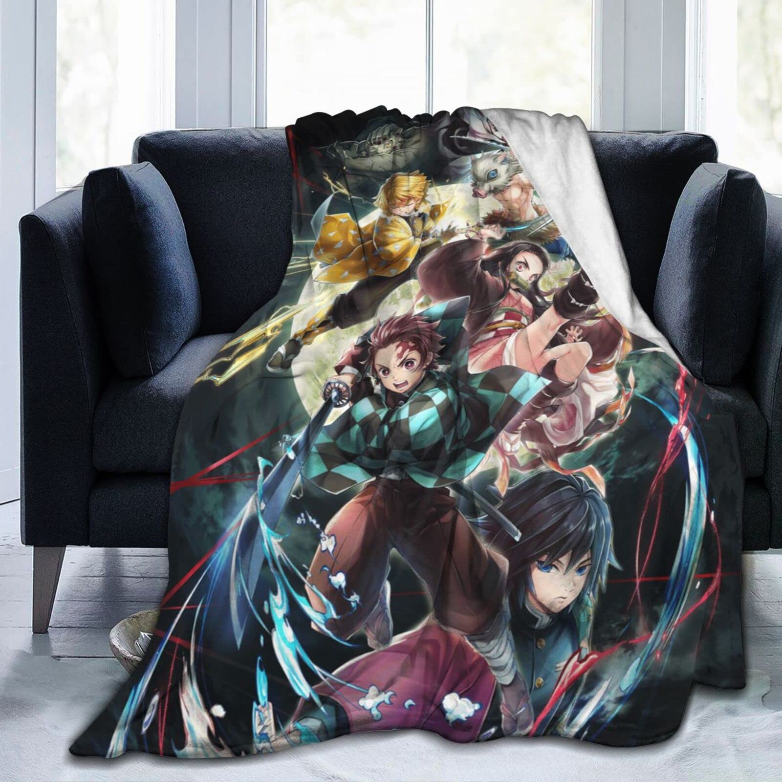 Anime Ultra Soft Throw Blanket Cozy Warm Flannel