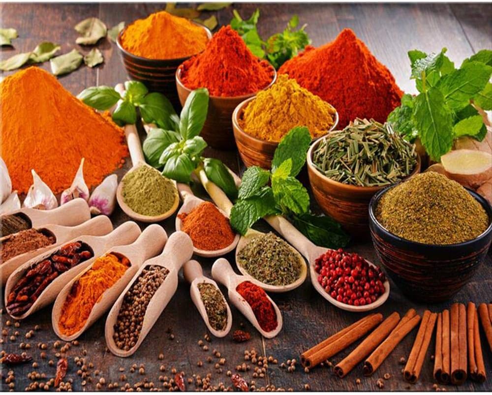 Children Jigsaw Puzzle 1000 Pieces Fruit Kitchen Spice Adults Wooden Puzzle Leisure Creative Puzzle Games Art Toys Puzzles