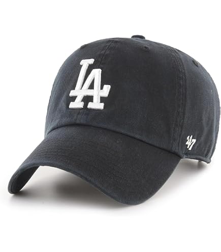 Amazon.com: 47 Brand Los Angeles LA Dodgers Clean Up Hat Cap