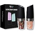 KSL Gravity Electric Salt and Pepper Grinder Set - Mother's Day Gift - Adjustable Motorized Electrical Powered Auto Shakers-Automatic Power Mill-Automated Battery Electronic Crusher