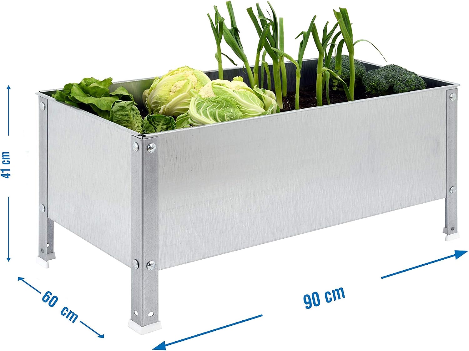 Huerto urbano Urban garden Galva/Galvanizado Simonrack 410x900x400 ...