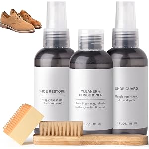 Shoe Cleaner,Shoe Care Kit with Shoe Cleaner and Shoe Waterproof,Suede Eraser & Shoe Brush for sneaker,Suede,Nubuck,Boot or o