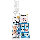Messy Kids Stain Remover Spray Laundry Spot Cleaner, Natural Stain Treater Spray for Baby Clothes Fabric, Toddler Clothing, R