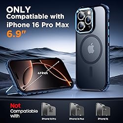 Justcool Magnetic for iPhone 16 Pro Max Case, [12FT