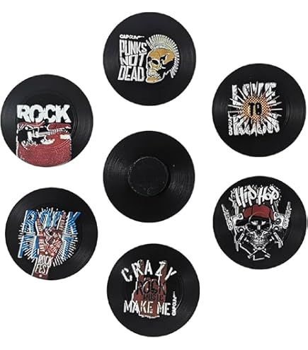 Never Too Old To Rock And Roll Magnet - 1.25" Music Band Refrigerator Magnet