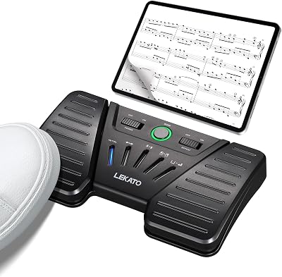 LEKATO Bluetooth Page Turning Pedal JSP-01 Wireless Footswitch