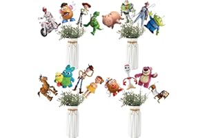 CORODER 32PCS Toy Inspired Party Decorations,Centerpieces Decorations Stick Table Toppers For Birthday Party Baby Shower Party Supplies Decor Table Toppers
