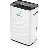 HOGARLABS 34 Pint Smart Dehumidifiers for Home and Basements, with 3 Working Modes, Overflow Protection, and Auto Shut off Re