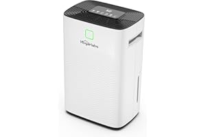 HOGARLABS 50 Pint Smart Dehumidifiers for Home and Basements, with 3 Working Modes, Overflow Protection, and Auto Shut off Re