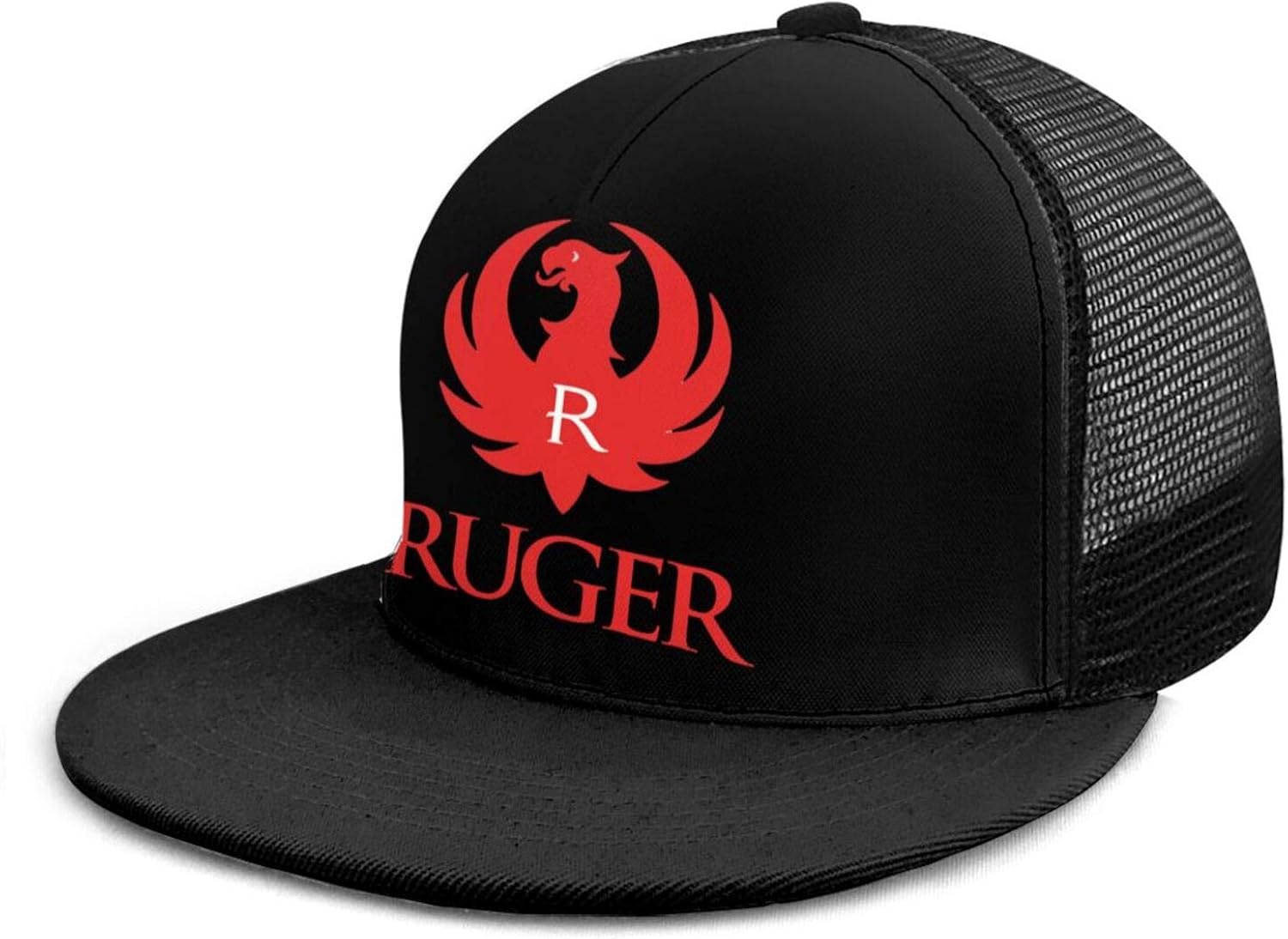Ruger Unisex Adjustable Hip Hop Cap Trucker Hats Snapback Hat Flat Bill