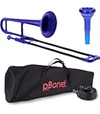 トロンボーン　Jiggs pBone ピーボーン Amazon.com: pBone Bb Plastic Trombone - Lightweight pInstruments